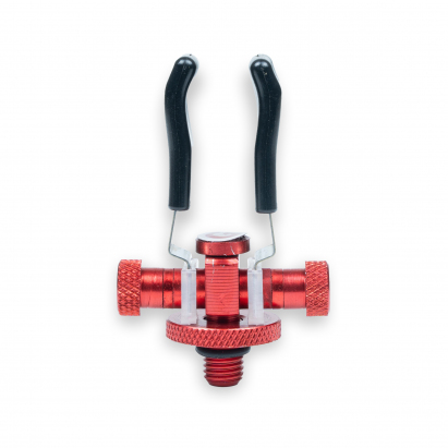 Garda klipy, hrazdy, uši - Klip na prut nastavitelný červený Garda klipy, hrazdy, uši - Klip na prut nastavitelný červený