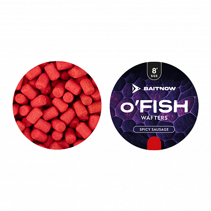 BaitNow Wafters Method Feeder O'fish Spicy Sausage Vel. 8 24g Balení 1 Ks