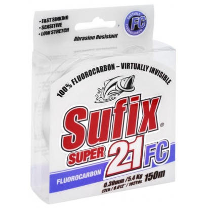 Sufix Super 21 Fluorocarbon 150 m čirý Sufix Super 21 Fluorocarbon 150 m čirý