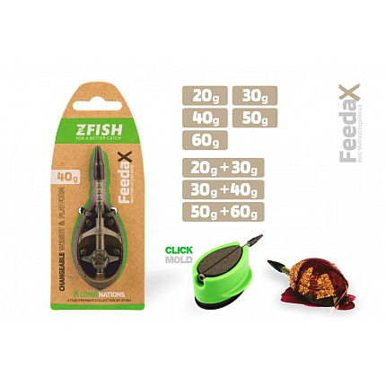 Zfish Krmítko Method Feeder FeedaX