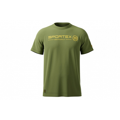 Sportex rybářské tričko T-Shirt zelené s logem Velikost: XL