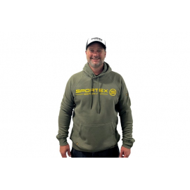 Sportex rybářská mikina s kapucí zelená Velikost: XL