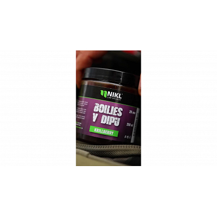 Nikl Boilies V Dipu Krill Berry 250 ml