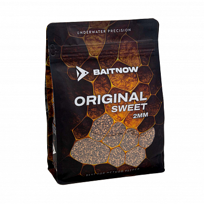 BaitNow Method Feeder Pelety Original Sweet 2mm 800g BaitNow Method Feeder Pelety Original Sweet 2mm 800g