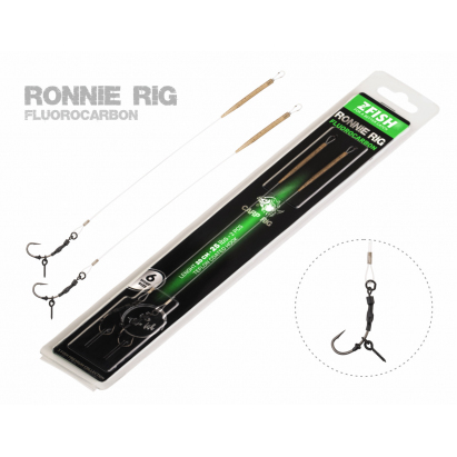 Zfish Návazec Fluorocarbon Ronnie Rig 20 cm