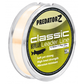 Vlasec Classic Kevlar Leader Line - 20 m/0,18 mm/7,90 kg