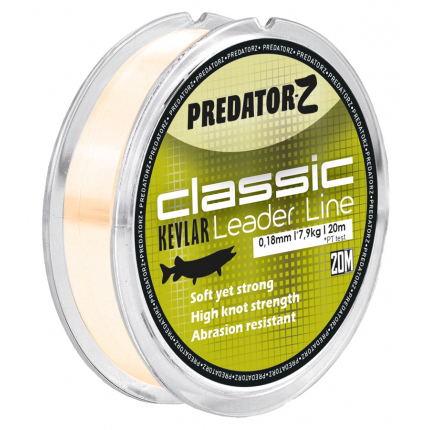 Vlasec Classic Kevlar Leader Line - 20 m/0,18 mm/7,90 kg