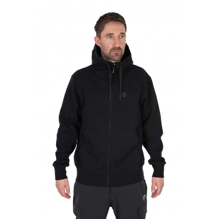 Matrix Mikina Zipped Hoody Black Stealth