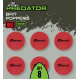 Fox Rage Predator Plovoucí Pěna Bait Poppers Red X-Large