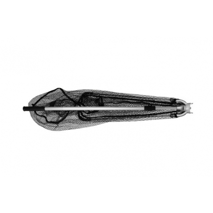 Delphin Podběrák Kovový Střed a Pogumovaná Síťka 60x60 200 cm