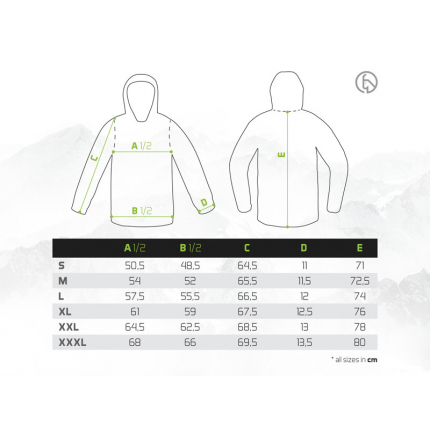 Delphin Outdoorová Mikina S Kapucí Ixtera Camotic