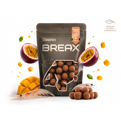Boilies Delphin BreaX / PassionKRILL - Krill-Mango/20mm/300g