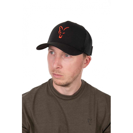 Fox Kšiltovka Collection Trucker Cap Black Orange