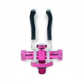 Garda klipy, hrazdy, uši - Klip na prut nastavitelný hot pink