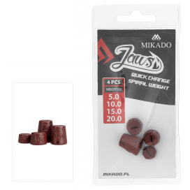 Mikado Výměnná Zátěž Na Nástrahy Jaws Quick Change Spiral Mix 4 Ks