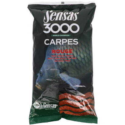 Sensas 3000 Carpes Rouge (kapr červený) 1kg