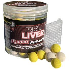 Starbaits Plovoucí Boilies Pop Up Bright Red Liver 50gr