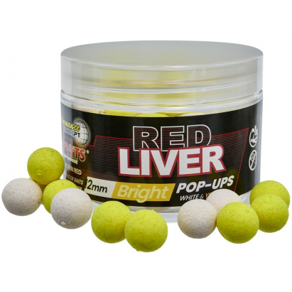 Starbaits Plovoucí Boilies Pop Up Bright Red Liver 50gr Starbaits Plovoucí Boilies Pop Up Bright Red Liver 50gr