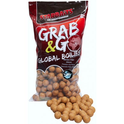 Starbaits Boilies G&G Global Mega Fish 24mm 2,5kg Starbaits Boilies G&G Global Mega Fish 24mm 2,5kg