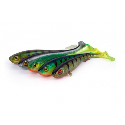 "Super Slick Shad 18cm/7"" x2 UV Red Wake"