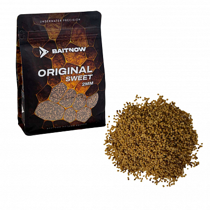 BaitNow Method Feeder Pelety Original Sweet 2mm 800g