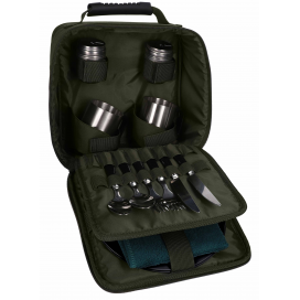 Mikado Pouzdro Enclave Deluxe Dinner Set Jídelní Sada 2 Osoby (26x26x11cm) 1 Ks