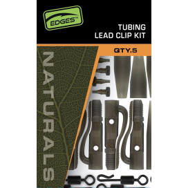 Fox Závěsky Edges Tubing Leadclip Kit 5 ks Naturals