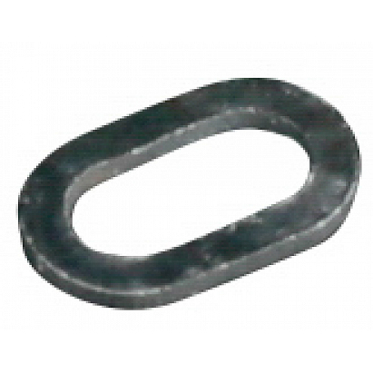 Mikado Kroužky Ovál 6.0mm Černý Matný 25 Ks
