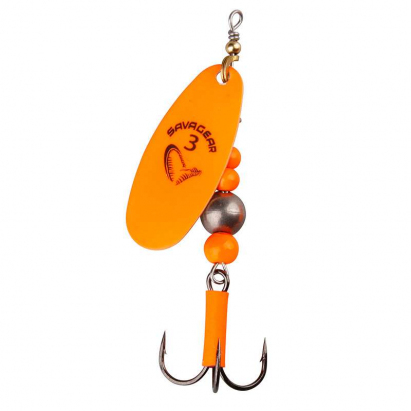 Savage Gear třpytka Caviar Spinner Fluo Orange