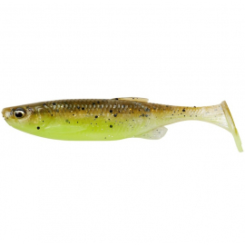 Savage Gear Gumová Nástraha Fat Minnow T Tail Bulk Green Pearl Yellow 10,5cm 11g
