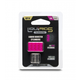 Liquirigs - Liquid Zig Booster kapsle, růžová a čirá 4+2ks
