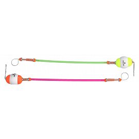 Mikado Signalizátor Hanger S Polystyrenem A Hadičkou 25cm Vel. L Červené A Žluté 10 Ks