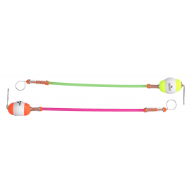 Mikado Signalizátor Hanger S Polystyrenem A Hadičkou 25cm Vel. L Červené A Žluté 10 Ks