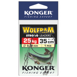 Konger Wolframové lanko 1ks 35cm/25kg