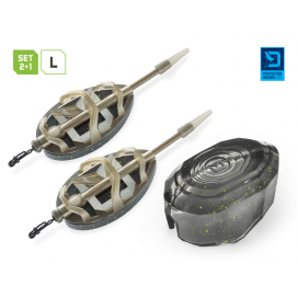 Sada krmítek s formičkou Delphin Method QUIX Reaxe 2+1 L - 30g