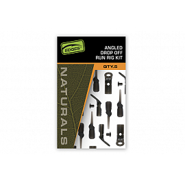 Fox Závěsky Edges Naturals Angled Drop Off Run Rig Kit 5 ks