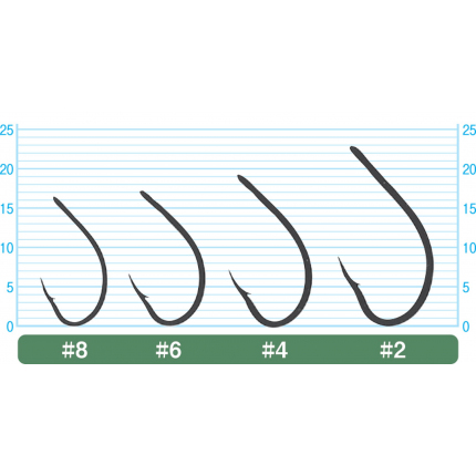 háček Owner CM-1 /8ks/ 53276.08 - FLYLINER