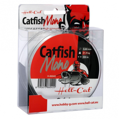 Vlasec Hell-Cat Catfish Mono Clear 300m|0,50mm Vlasec Hell-Cat Catfish Mono Clear 300m|0,50mm