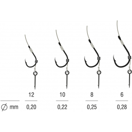 Kamatsu – Návazec METHOD FEEDER MONO CHINU 10BLNO/10cm/0,22mm SPIKE K-007 OP.5 SZT - Kamatsu Návazec METHOD FEEDER MONO CHINU 5ks Kamatsu – Návazec METHOD FEEDER MONO CHINU 10BLNO/10cm/0,22mm SPIKE K-007 OP.5 SZT - Kamatsu Návazec METHOD FEEDER MONO CHINU 5ks