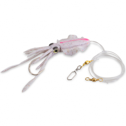 Aquantic návazec Octopus Leader Rig White Spotted Pink
