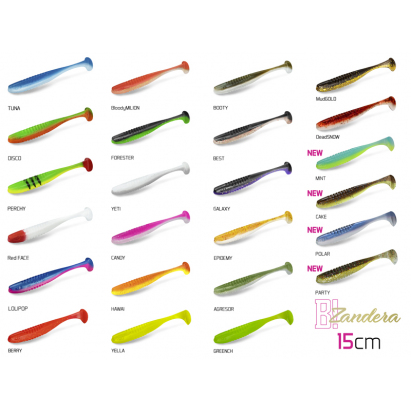 Umělá nástraha Delphin ZANDERA UVs / 5ks Velikost: 15cm/LOLIPOP