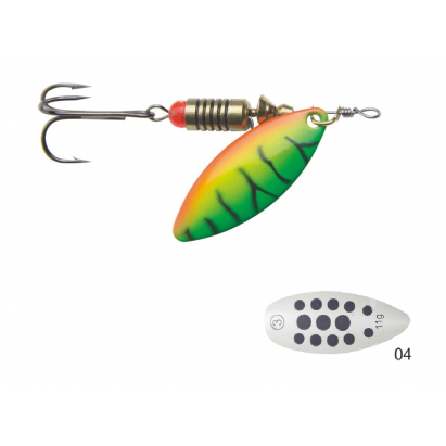 Mistrall rotační třpytka SORIUS vel. 4, 17g, barva 04 Mistrall rotační třpytka SORIUS vel. 4, 17g, barva 04