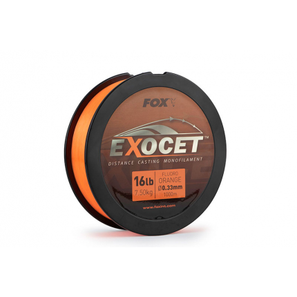 Fox Vlasec Exocet Fluoro Orange Mono 1000 m