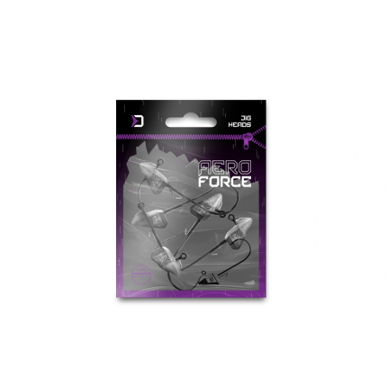 Delphin Jigová Hlavička Standup s Držákem AeroFORCE 5ks