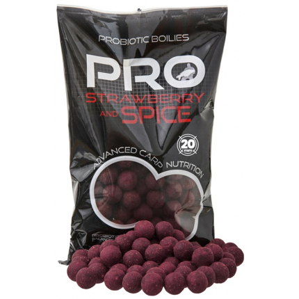 Boilies Pro Strawberry Spice 800g 