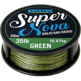 Kryston pletené šňůrky - Super Nova solid braid zelený 25lb 20m Kryston pletené šňůrky - Super Nova solid braid zelený 25lb 20m