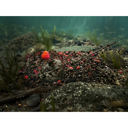 Delphin Pelety Reaxe Ready&Go Pellet Box + Booster a Nástrahy Mango-Broskev 400 g