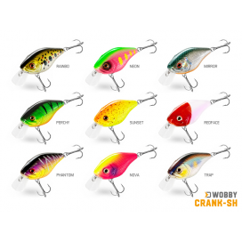 Wobler Delphin WOBBY CRANK-SH - 8g/5cm/Float./RAINBO Wobler Delphin WOBBY CRANK-SH - 8g/5cm/Float./RAINBO