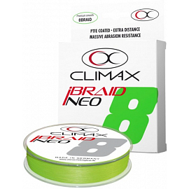 Přívlačová šňůra Climax iBraid NEO fluo -chartreuse 135m Průměr: 0,06mm / 3,2kg