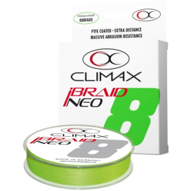 Přívlačová šňůra Climax iBraid NEO fluo -chartreuse 135m Průměr: 0,06mm / 3,2kg